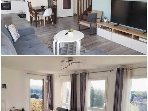 Duplex 77m², 2 chambres, Lille (Lomme)