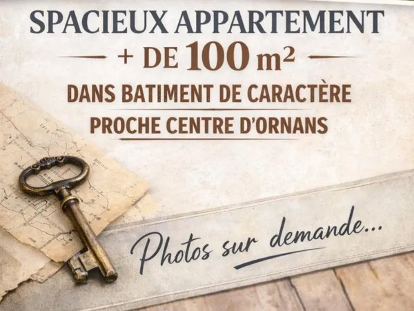 ORNANS - APPARTEMENT DUPLEX T5 - 105M2 + CAVE + PARKING