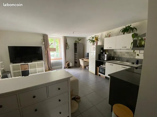 T2 lumineux de 39,8 m² - Plein centre-ville de Tournon-sur-Rhône (Place Jean Jaurès)