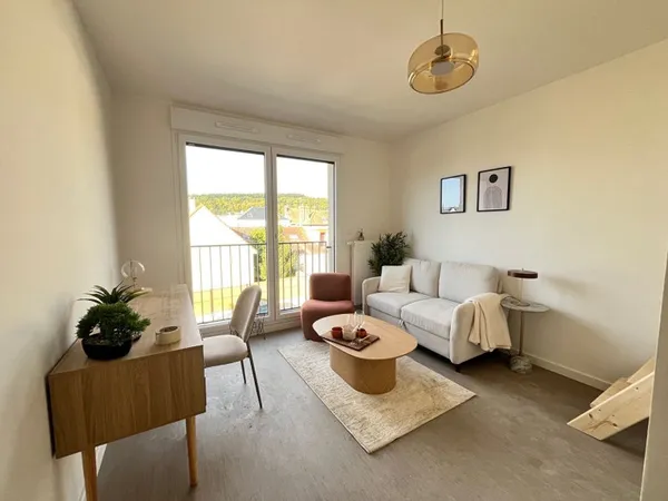 Studio neuf à Louviers meublé