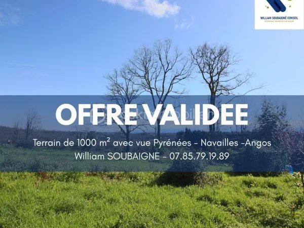 Terrain 1050 m²