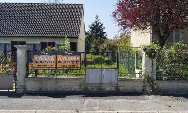 Eragny Très beau Terrain viabilisé/clôturé : 417 m²