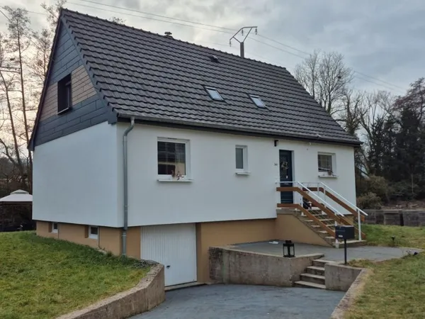 Maison individuelle rénovée 120 m² - Grosbliederstroff - 3 chambres - terrain