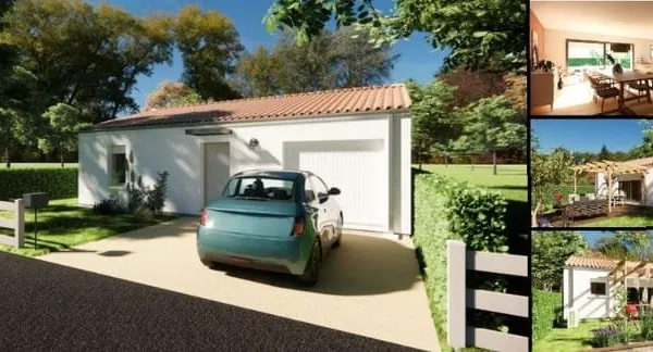 Maison 2 pièces 61 m²
