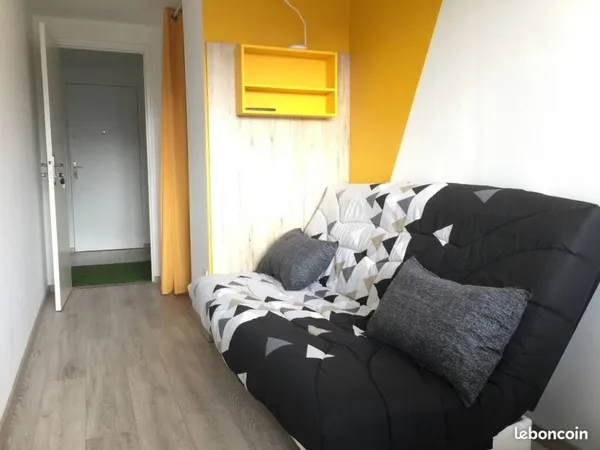 🏡 Chambre meublée - Bail mobilité - Stagiaire - Caen-Hérouville