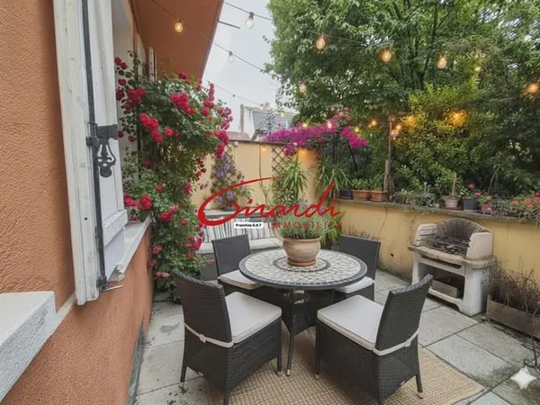 MULHOUSE BAS DU REBBERG, APPARTEMENT F4 DE 78 m2 AVEC COURS
