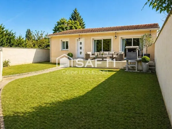 Plain-pied lumineux 110 m²  3 chambres  terrasse sud