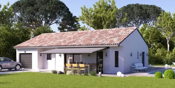 VILLA + TERRAIN à CASES DE PENE au calme