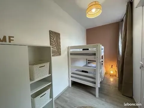 Appartement meublé deux chambres avec cour