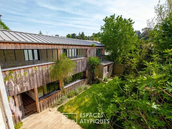 Maison de caractère et son extension contemporaine, aux portes du centre ville