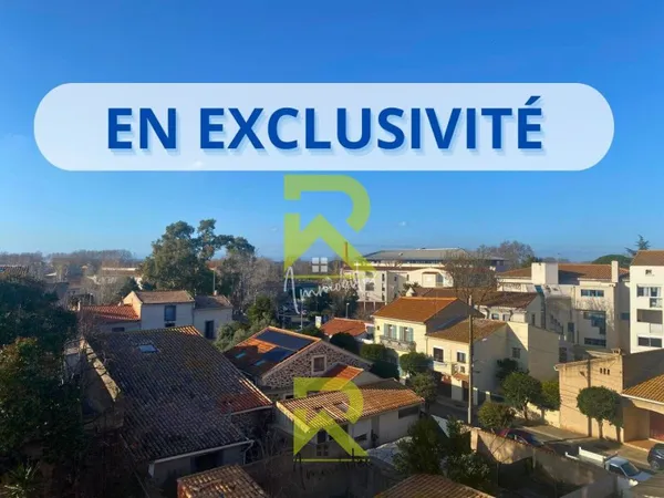 AGDE - Superbe T3 de 59m2 avec terrasses, vue imprenable et