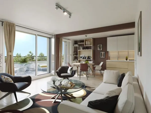 2 PIÈCES offrant 43m² de surface privative / Parking