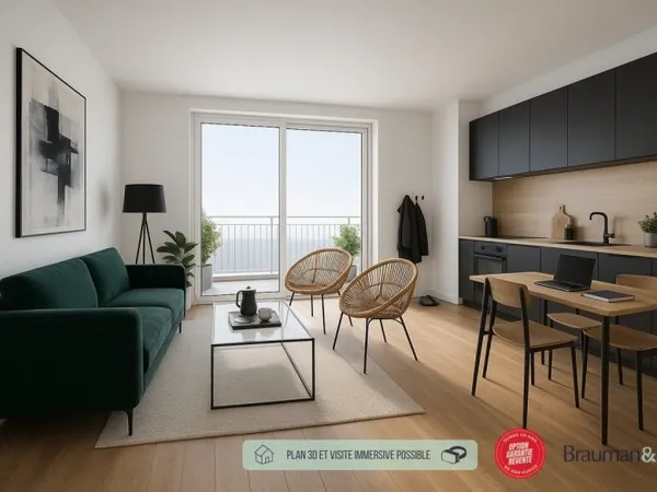 3 PIÈCES de 77m² + EXT(s) de 12m² + PKG(s)