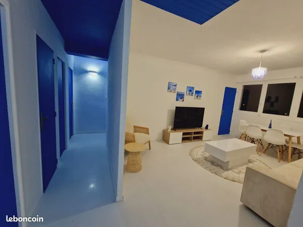 Appartement 3 pièces meublee En face de la gare,