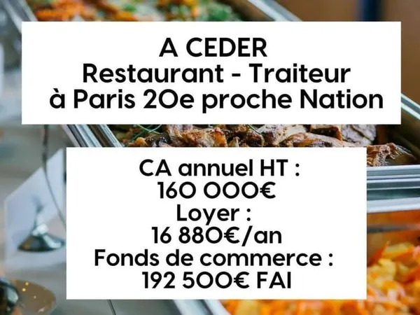 Fonds de commerce 4 pièces 80 m²