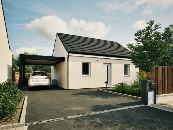 Terrain + maison 48 m²