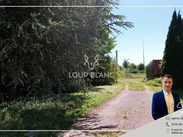 Terrain constructibles de 16,41 - Meroux-Moval