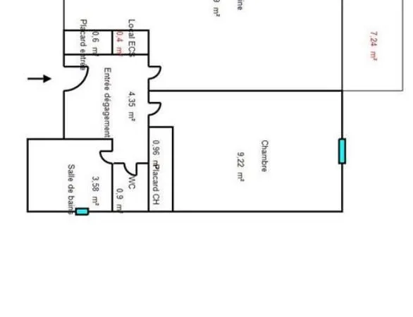 Appartement T2 et garage