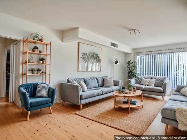 APPARTEMENT 3/4 PIÈCES AVEC JARDIN ET TERRASSE À VENDRE À FO