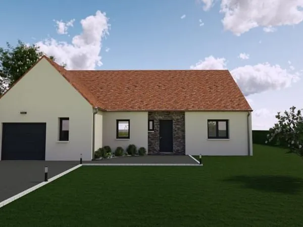 Projet de construction d'une maison 92 m² avec terrain à GAMBAIS (78)