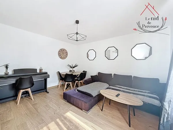 Appartement 4 pièces lumineux avec cave et parking en résidence sécurisée à Sorgues