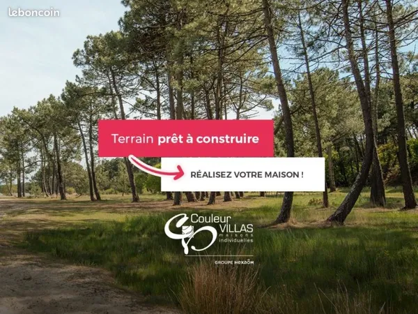 Terrain 1 234 m² Seignosse