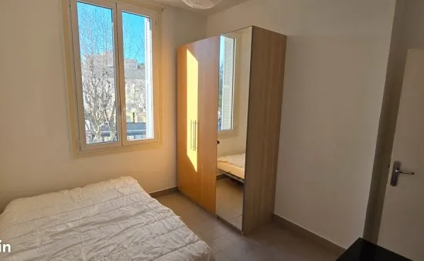 Chambres meublées dans colocation propre calme et non-fumeur
