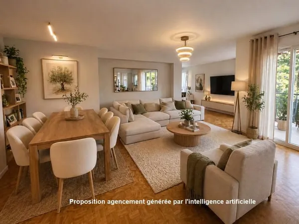 RARE type 4/5 de 110m² - Terrasse, Résidence Sécurisée avec Gardien - Secteur Recherché