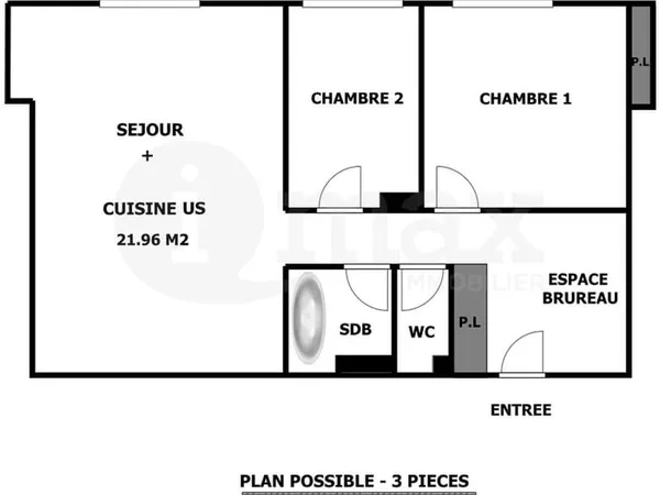 LEVALLOIS - 3 PIÈCES POSS - 445 000 € FAI
