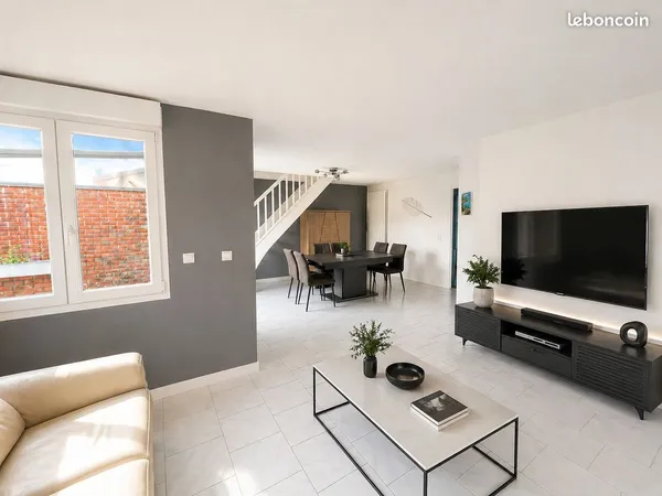 Maison 89 m² - 4 chambres - Jardin & garage - Marquette-lez-Lille