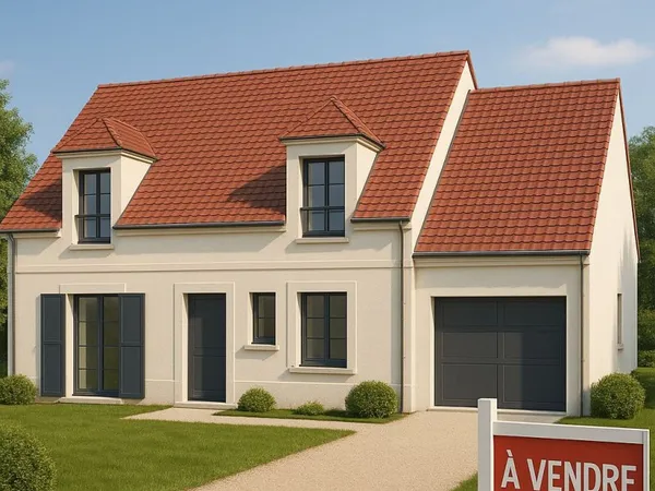 Maison neuve de 2025 130m² sur 420m² de jardin
