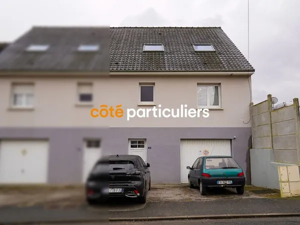 ST-POL-SUR-TERNOISE : DUPLEX 90m2 AVEC JARDIN ET SOUS-SOL COMPLET