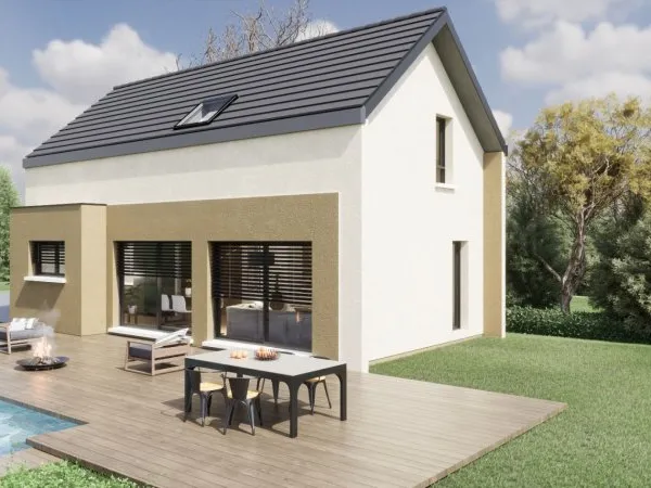 Terrain + maison 117 m²
