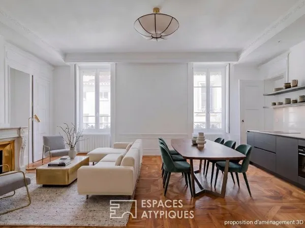 T2 rénové en plein coeur du quartier Ainay