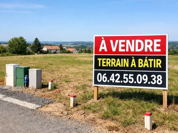 Terrain à bâtir viabilisé