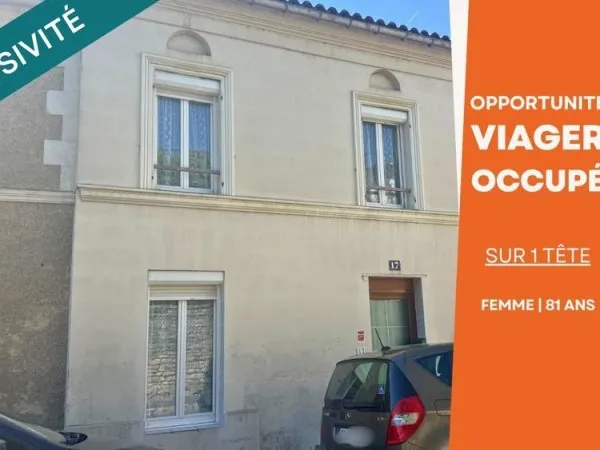 Viager 1 tête au profit d'une dame de 81 ans