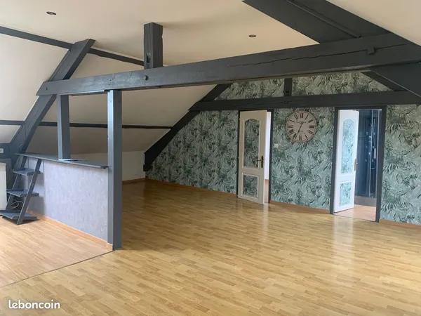 Grand T2 70 m² avec charme - poutres apparentes - Montluçon