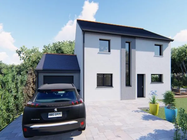 Terrain + maison 107 m²