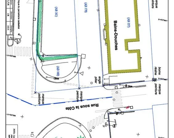 Terrain professionnel à bâtir à Sochaux