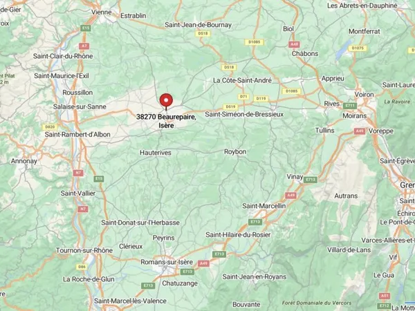 Terrain à Beaurepaire (38270) - 71 000 € pour 516 m²