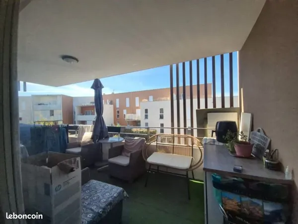 T3 60 m² + Grand balcon 13 m² + Parking - Résidence 2014 - Les Constellations Juvignac - 189 000