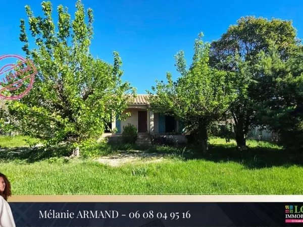 CALVISSON - Villa de plain-pied avec grand terrain et fort potentiel