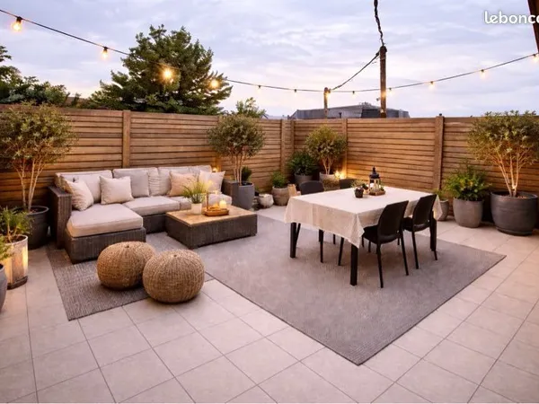 T2 toit terrasse - proche gare