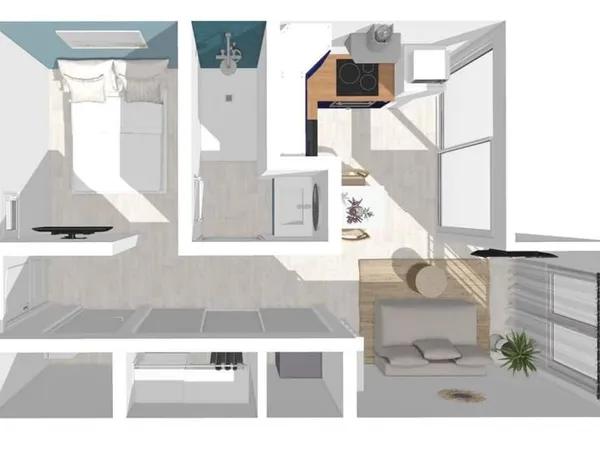 Appartement 3 pièces 30 m²