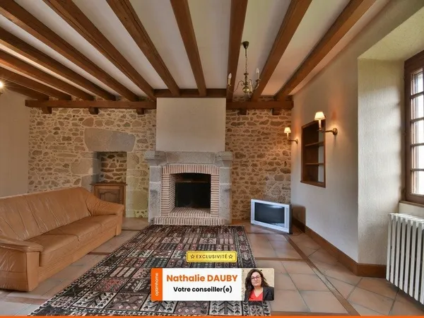 Maison de caractère, 186m², en Haute-Vienne