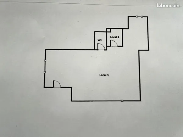 Local commercial 60 m² WISSEMBOURG