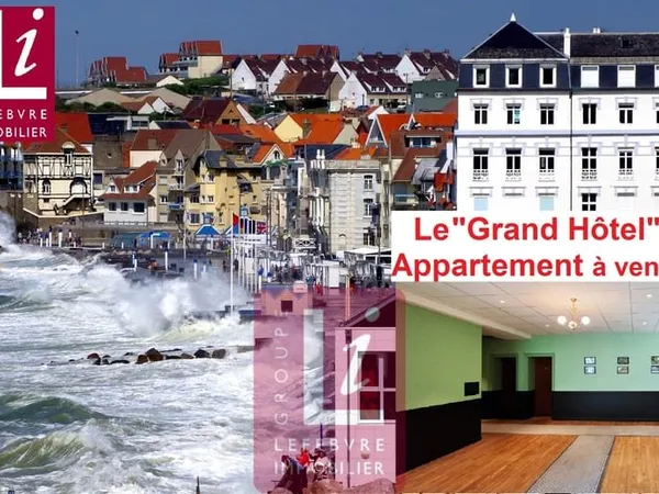 WIMEREUX Appartement à vendre, Résidence « Le Grand Hôtel », Digue front de mer