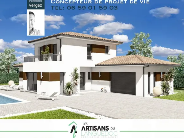 Terrain + maison 125 m²