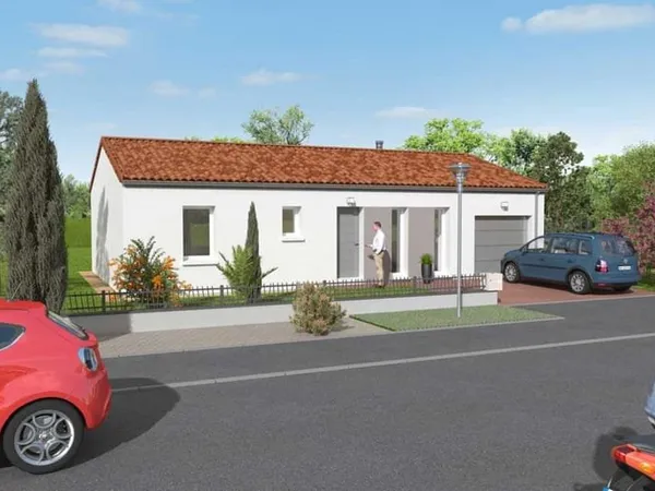 Maison - 92 m² - 4 pièces + Terrain de 520 m² à MOEZE