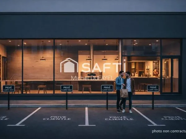 Fréjus snack neuf avec 4 parkings privés